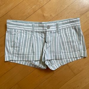 Hollister striped shorts size 1